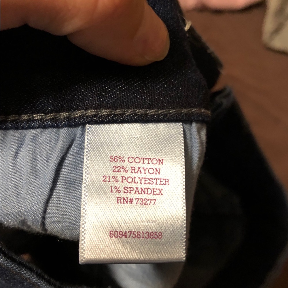 ‘So’ dark wash shorts